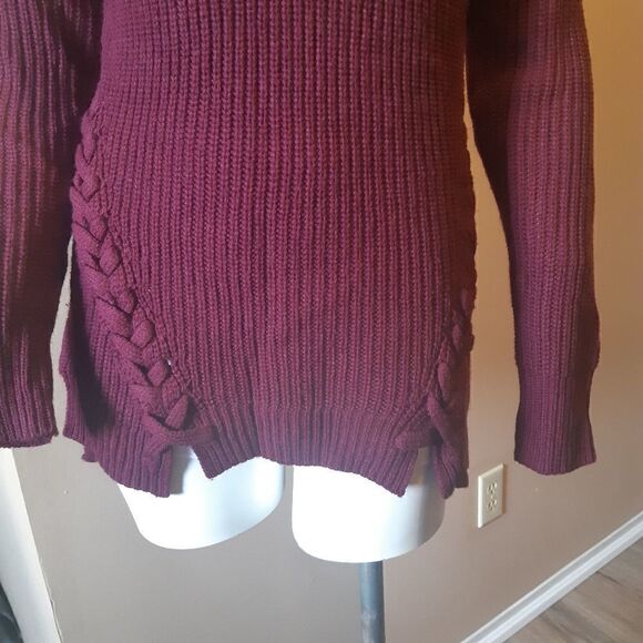 No Boundaries size M (7-9) Burgundy Sweaters - Picture 4 of 12